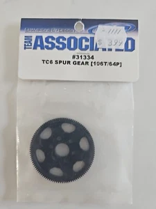 Team Associated 31334 TC6 SPUR GEAR 64P TC6 TC6.2 TC7 TC7.1 TC7.2 - Picture 1 of 1