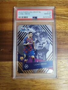 Lionel Messi 2019 Topps Crystal #122 PSA 10 GEM MINT RARE🔥🔥🔥⚽️⚽️⚽️🐐🐐🐐