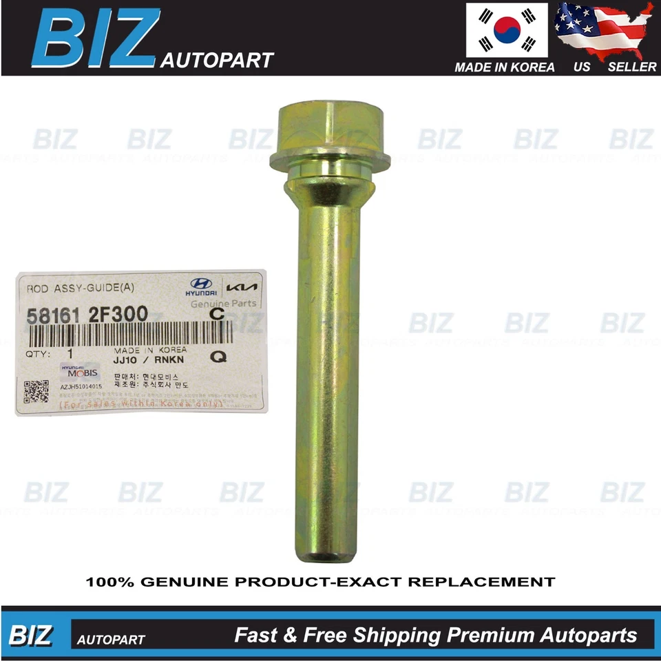 Genuine Disc Brake Guide Pin for 04-25 Genesis Hyundai Kia Models 58161-2F300 - Image 1 of 4