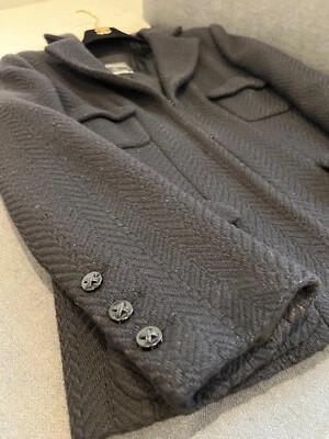 CHANEL 06A BLACK TWEED CC LOGO BLAZER JACKET FR40   US8 - Image 1 of 4