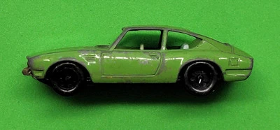 Playart Fiat Dino Green Hong Kong Diecast Car Vintage Blue Interior  - Image 1 of 4
