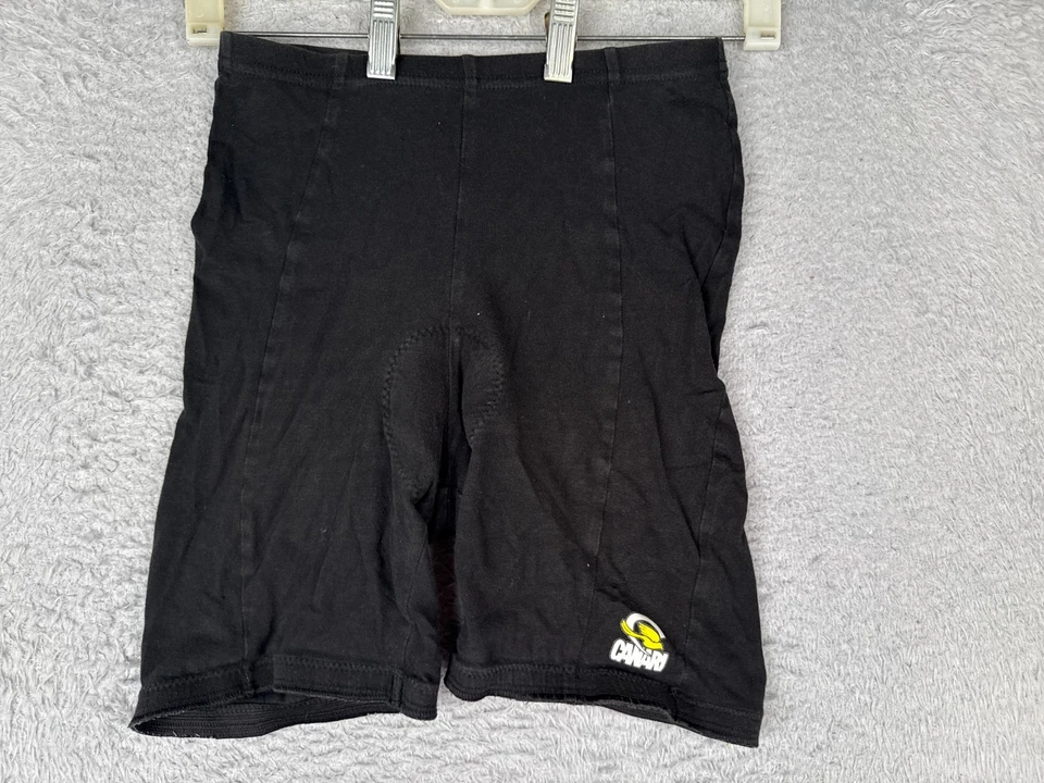 Pantalones Cortos de Ciclismo Canari DE COLECCIÓN Adultos Pequeños Negros Mezcla de Spandex Acolchados Foto 1 de 4