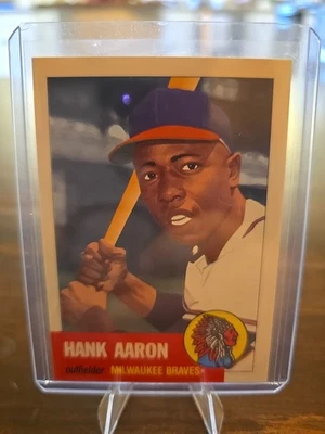 1991 Topps Archives The Ultimate 1953 Set - Hank Aaron #317 - Image 1 of 2