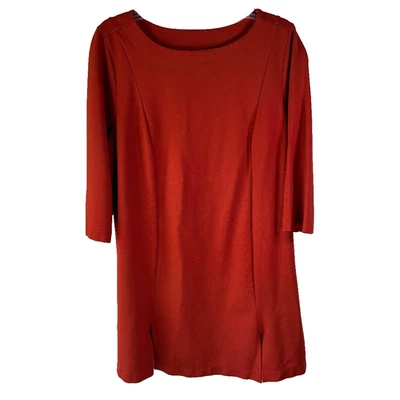 Мини-платье Jessica London жженый оранжевый рукав 3/4 размер 18/20 - Изображение 1 из 4