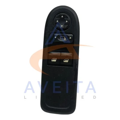 Interruptor de janela elétrico Peugeot 308 MK1 2007-2011 dianteiro direito 96565186XT - Imagem 1 de 4
