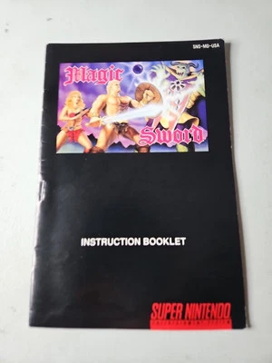 Magic Sword (Super Nintendo Entertainment System, 1992) *MANUAL ONLY* - Image 1 of 4
