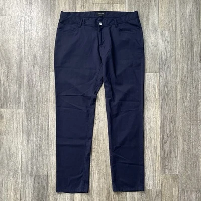 Pantalones Merino Unbound Para Hombre 38x32 Azul Marino Lana Merino Rendimiento Chino Calce Relajado Foto 1 de 4