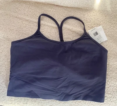 Mujer Nuevo Con Etiquetas Azul XL Beyond Yoga Recortado Corredor Espalda Slim Tank Foto 1 de 4