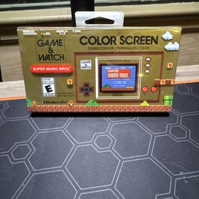 Nintendo Game and Watch Super Mario Bros Color Screen Handheld Video Game New
