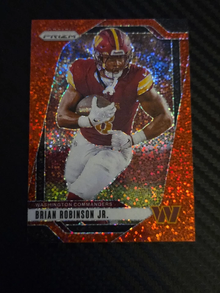 2024 Panini Prizm - Brian Robinson Jr. #288 Red Sparkle Prizm - Image 1 of 2