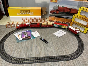 Rail King MTH COMPLETE Ready To Run 30-4207-1 Christmas Train Set 4-6-0 Freight - Picture 1 of 24
