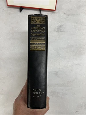 H. L. Mencken | The American Language Supplement II 1948 First Edition Hardcover - Image 1 of 4