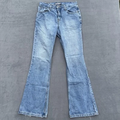 Pantalones de mezclilla Canyon River azules talla 7 regular lavado claro corte boot acampanado Foto 1 de 4