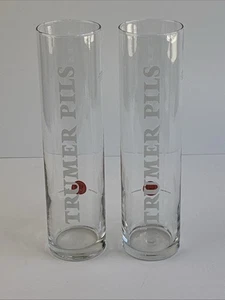 Juego de 2 vasos de cerveza Trumer Pilsner Maser de 1 pinta de alto - Imagen 1 de 6