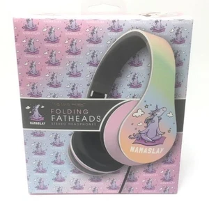 Auriculares Estéreo Plegables Fatheads Namaslay Unicornio Caricatura Multicolor - Imagen 1 de 4