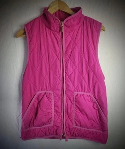 Suzanne Grae Womens Pink Zip Up Puffer Vest w/Pockets  Size M VGQ Casual Warm  - Picture 1 of 6