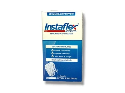 Instaflex Advanced Featuring UC-II коллагеновая пищевая добавка -14 капсул - новая - Изображение 1 из 2