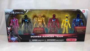 Paquete de 6 figuras de acción de la película Power Rangers Team BAN DAI con Goldar metálico - Imagen 1 de 6