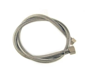 Stainless Steel Flexible Braided Hose 3/8"F x 3/8"F 1.0 Meter Length - Picture 1 of 2