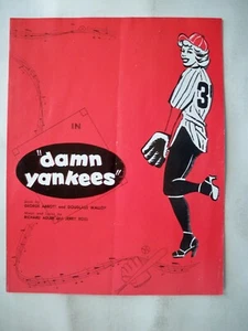 DAMN YANKEES Playbill BERT PARKS / SHERRY O'NEIL Kenley Players 1964 - Picture 1 of 4
