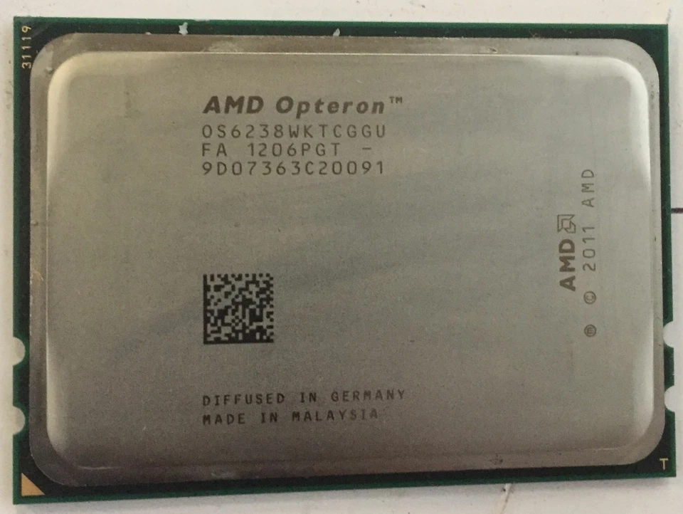 AMD Opteron 6238 12 Core 2.6GHz Socket G34 CPU Processor OS6238WKTCGGU - Image 1 of 1