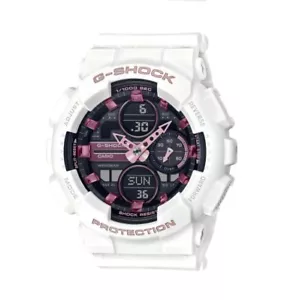Casio GMAS140M-7A S-Series 3-EYE Metallic Ana-Digi White Rubber Women's Watch - Picture 1 of 3
