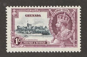 1935 Grenada Sc# 127 - One Shilling, KGV Silver Jubilee. MH postage stamp Cv$13+ - Picture 1 of 1