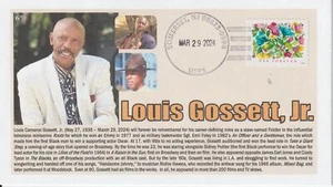 6° Cachets Louis Gossett, Jr. Ganador del Emmy y Oscar Roots Officer Caballero - Imagen 1 de 1
