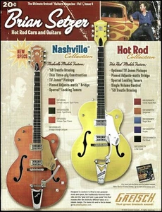 Brian Setzer Signature Gretsch Nashville & Hot Rod Guitar anuncio 2004 - Imagen 1 de 3