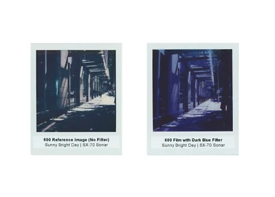 "Dark Blue" Color Filter for Polaroid 600 and SX-70 Cameras | Duochrome Style - Image 1 of 4