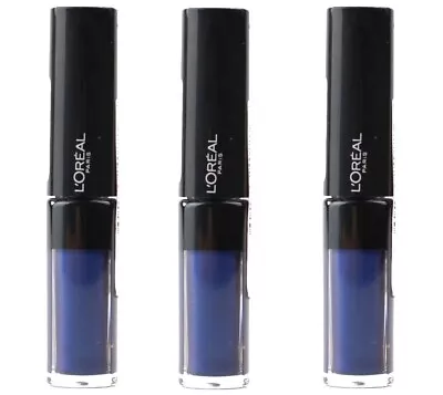 3 x LOREAL EYE PAINT INFINITE BLUE 204 OVER THE BLUE 100% Brand New - Image 1 of 4