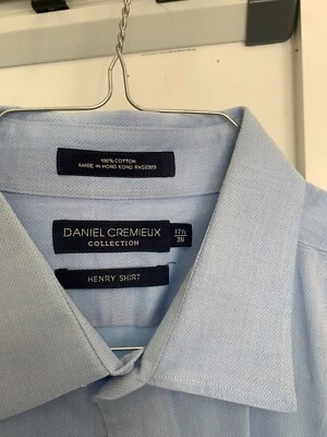 Daniel Cremieux long sleeve dress shirt 17 1/2 36, light Blue - Image 1 of 3