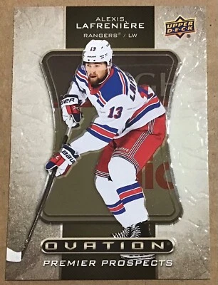 2020-21 ALEXIS LAFRENIERE UD EXTENDED SERIES OVATION RETRO ROOKIE #O-50 RANGERS - Image 1 of 2