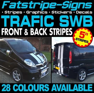 passend für RENAULT TRAFFIC SWB STREIFEN GRAFIKAUFKLEBER CAMPER VAN WOHNMOBIL - Bild 1 von 2