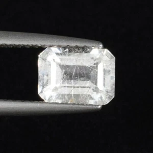 1.27 ct DIAMOND SPARKLING RARE 100% NATURAL PHENAKITE Octagon See Vdo WC - Picture 1 of 2