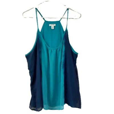 Old Navy Womans Tank Top Size XL Spaghetti Straps Lined Blue Secret Cove - Image 1 of 4