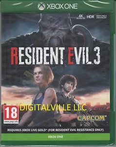Resident Evil 3 Xbox One with Resistance Brand New Factory Sealed - Picture 1 of 2