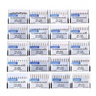AZDENT Dental Diamond Burs Set Drills Bur F High Speed Handpiece 10Pcs/kit