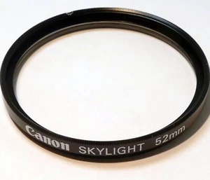 Canon 52mm Filter 1-A Skylight Sky 1x for 50mm f1.8 EF - Picture 1 of 6