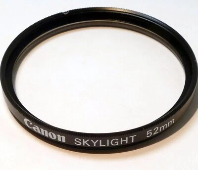 Canon 52mm Filter 1-A Skylight Sky 1x for 50mm f1.8 EF - Image 1 of 4