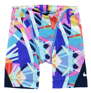 Nike Jammer Swim Shorts Boys Prisma Punch NESS9047 Swimsuit Bottoms MSRP $48 - Picture 1 of 9