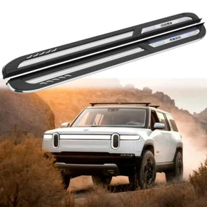 Stainless Running Board fits for Rivian R1S 2022-2024 Side Step Nerf Bar 2PCS - Picture 1 of 5