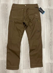 NWT KUHL the Law Pants Strech Canvus Patina Mens Cargo Pants 36x34 - Picture 1 of 11