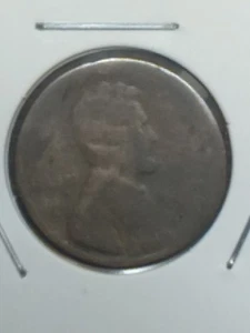 1944 wheat penny no mint mark rare Struck Thru Both Side 3.0g Die Deterioration - Picture 1 of 17