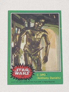 1977 Vintage Star Wars GoldenRod C-3PO Error Card #207 Topps Series 4 Golden Rod - Picture 1 of 11
