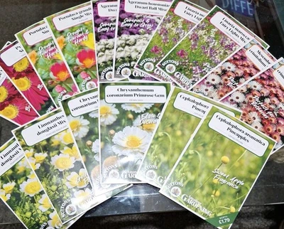 Mixed Flower Seeds Packets Bundle 21 Packs Multiple Varieties RRP Over £50!! - Image 1 of 3