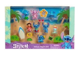 Juego de figuras de lujo de Lilo & Stitch de Disney, juego de 13 piezas, juguetes para niños y niñas, nuevo - Imagen 1 de 3