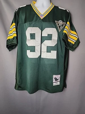 Reggie White Mitchell & Ness 1993 Throwback Jersey SZ 48 W/ 75 Team Patch READ!! - Image 1 of 4