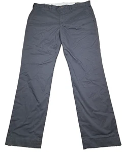 Polo Ralph Lauren Mens Stretch Straight Fit Flat Front Suit Pants Chino 38x34 - Picture 1 of 14