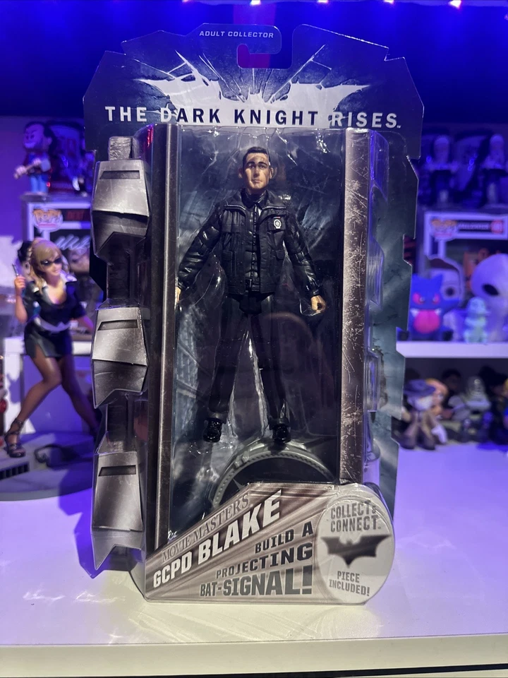 GCPD John Blake Movie Masters 6" Figure The Dark Knight Rises Mattel W7179
